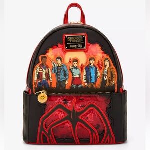 Preorder Loungefly Stranger Things Group Portrait Light-Up Mini Backpack -
